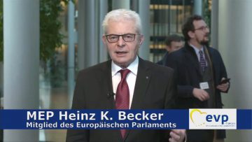 MEP Heinz K. Becker Zur Aktuellen Zeitumstellung