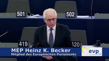 MEP Heinz K. Becker Zur Anti Terror Richtlinie
