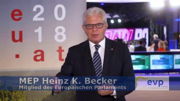 MEP Heinz K. Becker Zur Österreichischen EU Ratspräsidentsch